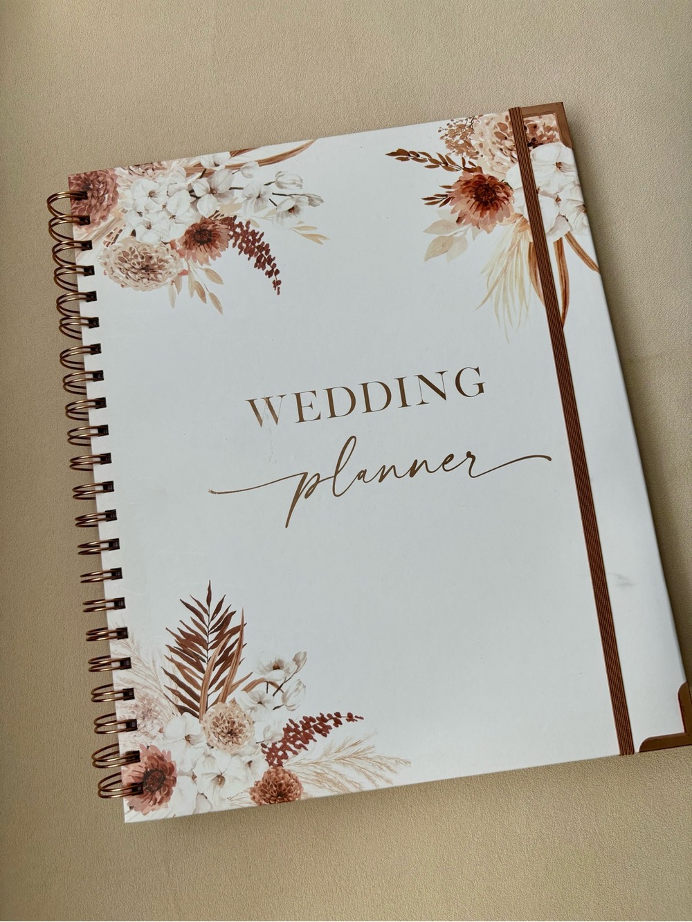 Wedding planner notebook